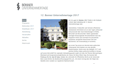 Desktop Screenshot of bonner-unternehmertage.de