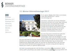 Tablet Screenshot of bonner-unternehmertage.de
